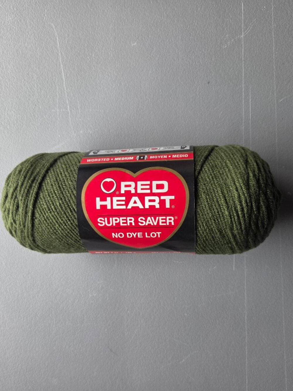 Red Heart Super Saver No Dye Yarn Lot 7oz 364yds 0406 Med Thyme